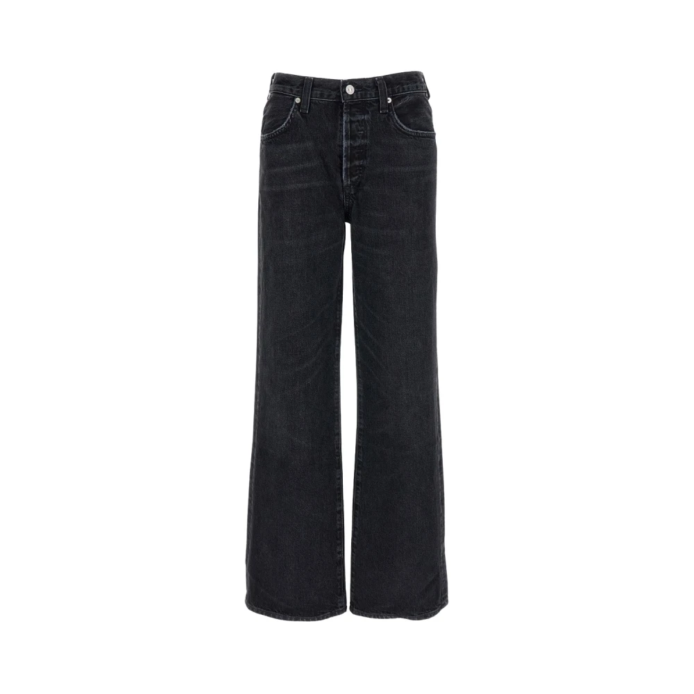 Citizens Of Humanity Women's Black Wide Jeans - Wide Jeans - W24 - Jeans