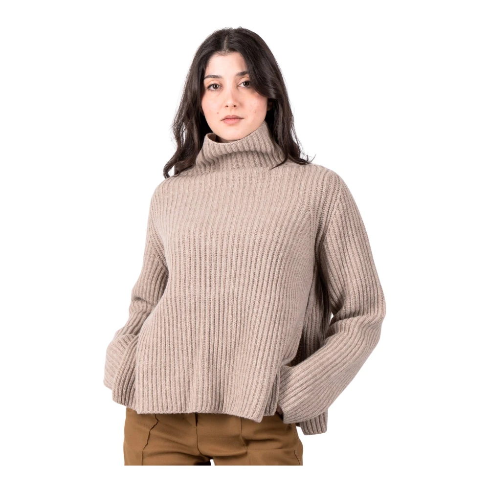 Drykorn Turtleneck Sweater Beige Dames