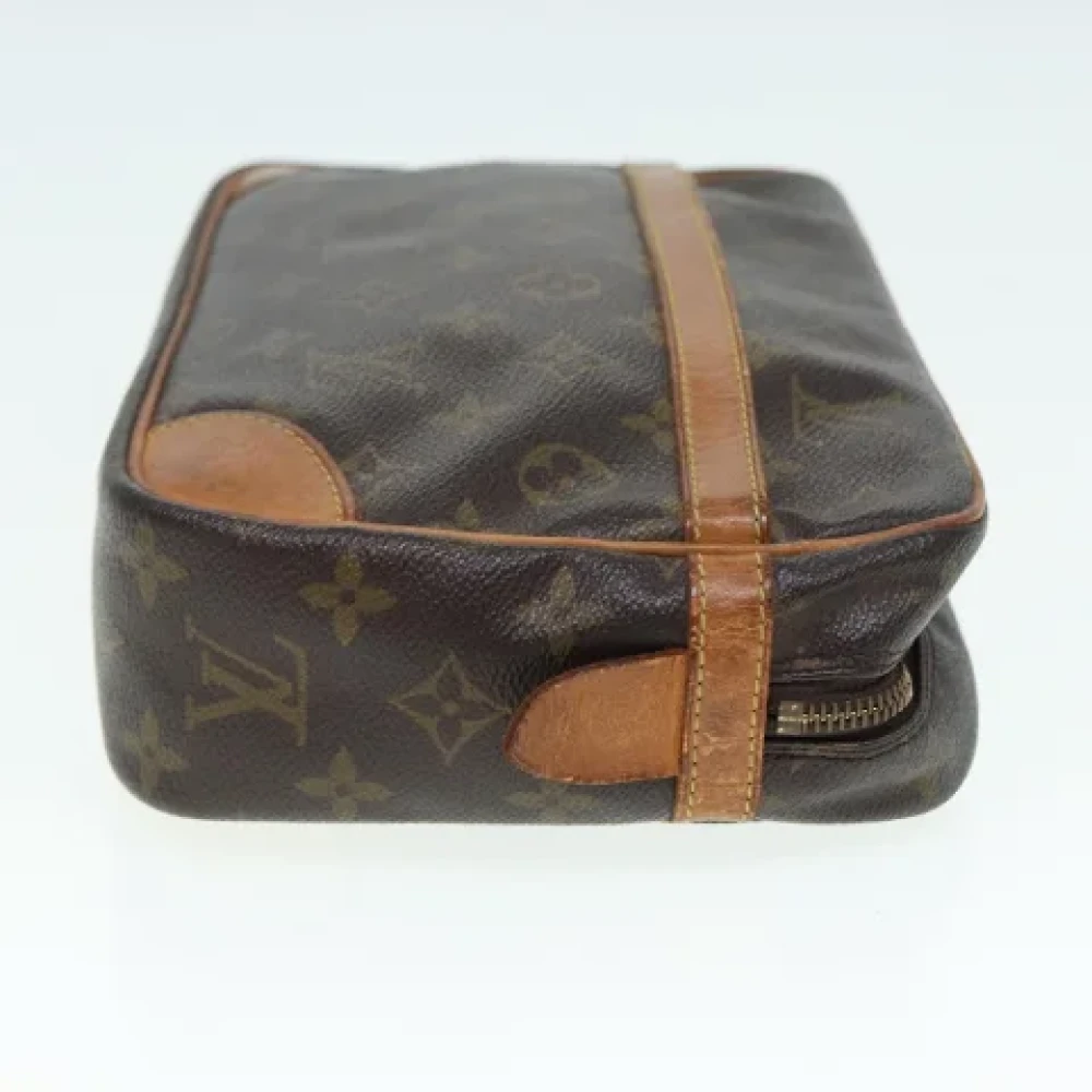 Louis Vuitton Vintage Pre-owned Canvas clutches Brown Dames