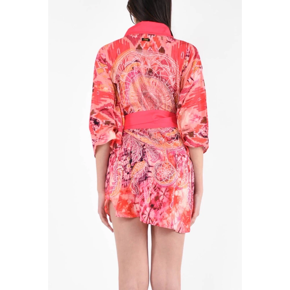 F**k Elegante Kaftan Jurk Pink Dames