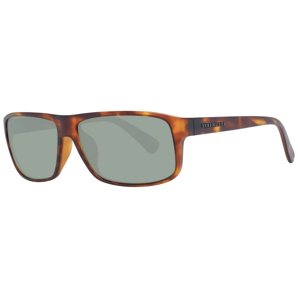 Serengeti Unisex Multicolor Brown Polarized Sunglasses - Sunglasses - One Size- Accessories