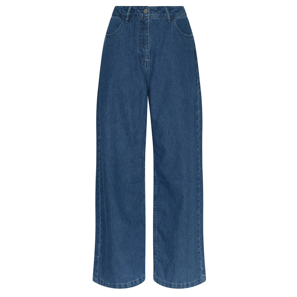 moss copenhagen Elena Broek Blue Dames
