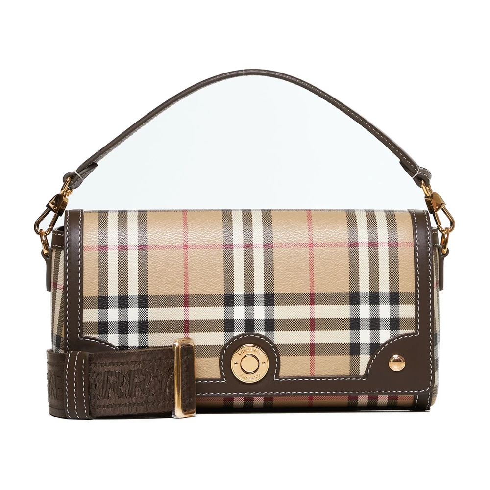 Burberry Totes & shoppers Small Note Purse Synthetic Leather Brown in bruin
