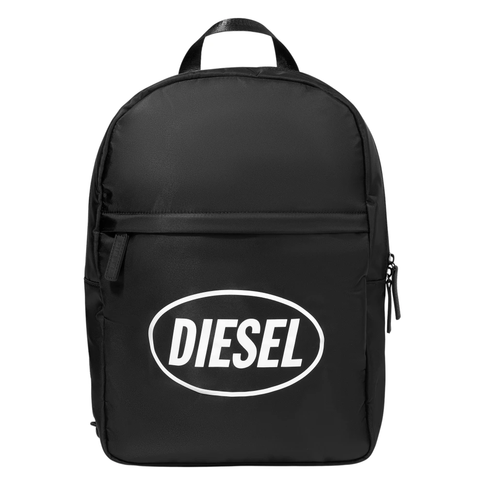 Diesel Unisex Black B-1Dr Oval D Buckle Belt