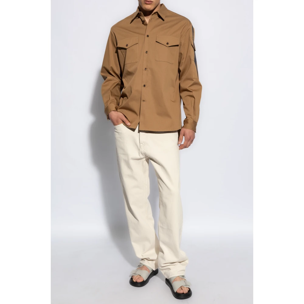 alexander mcqueen Overhemd met zakken Beige Heren
