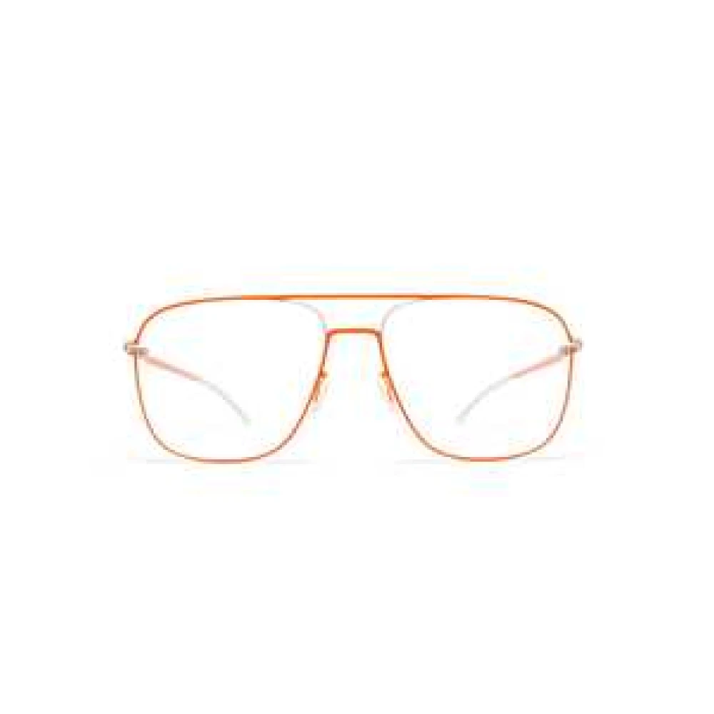 Mykita Stijlvolle Brilmontuur voor Dagelijks Gebruik Orange Unisex