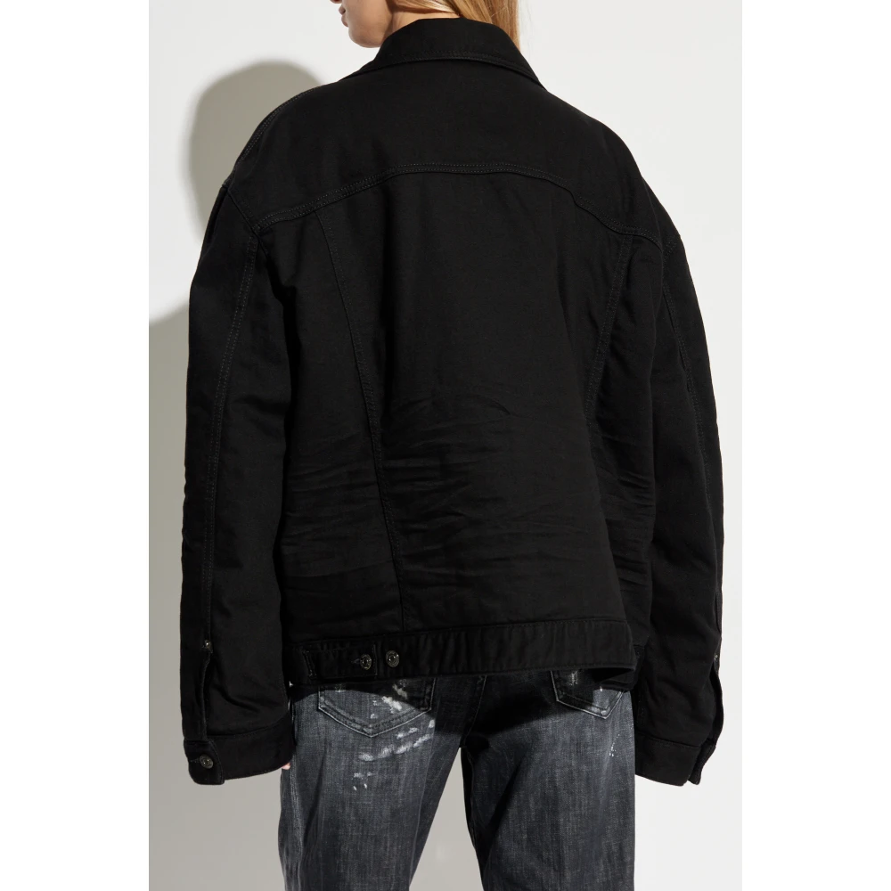 Dsquared2 Denim jas Black Dames