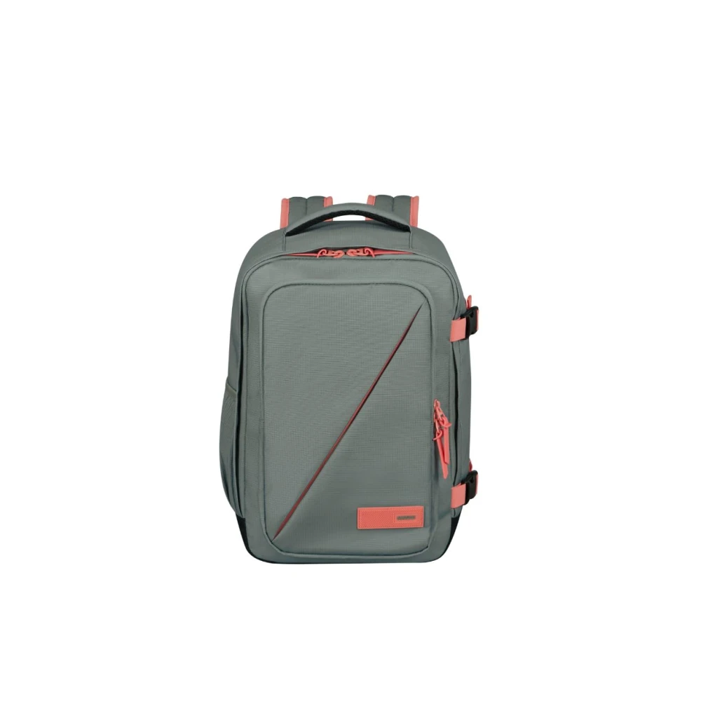 American Tourister Praktische en functionele handbagage rugzak Gray Unisex
