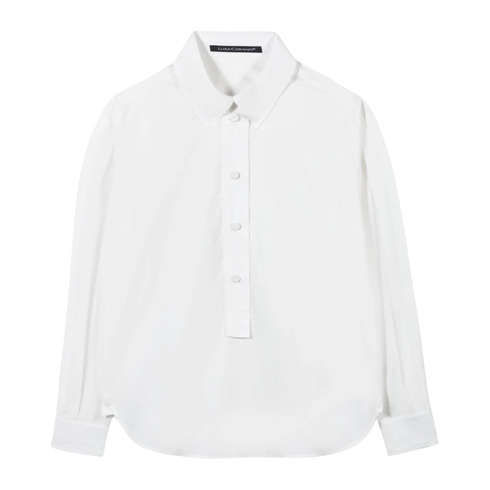 Luisa Cerano Women's White Sportive Tunic Blouse - Shirts - M - Blouses & Shirts