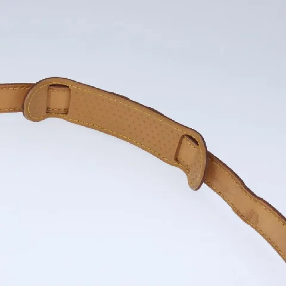 Louis Vuitton Vintage Pre-owned Leather belts Beige Dames
