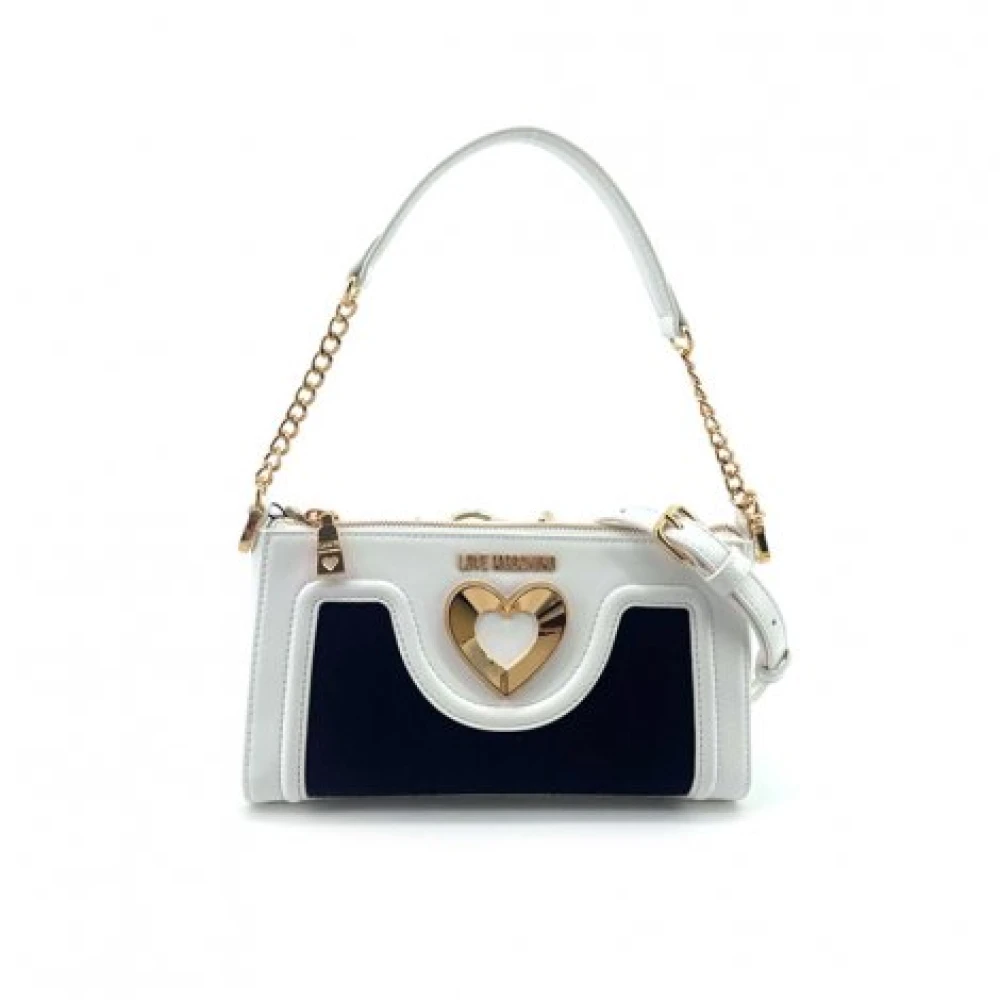 Love Moschino Women's Black Shoulder Bag With Removable Strap