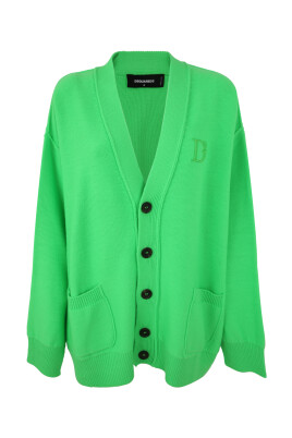 cardigan-statement-vert-fluo