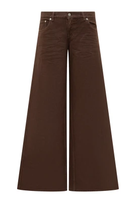 Midjehöga vida jeans