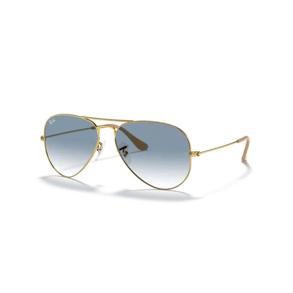 Ray-Ban Unisex Gold Aviator 3025 Sunglasses - Image 8