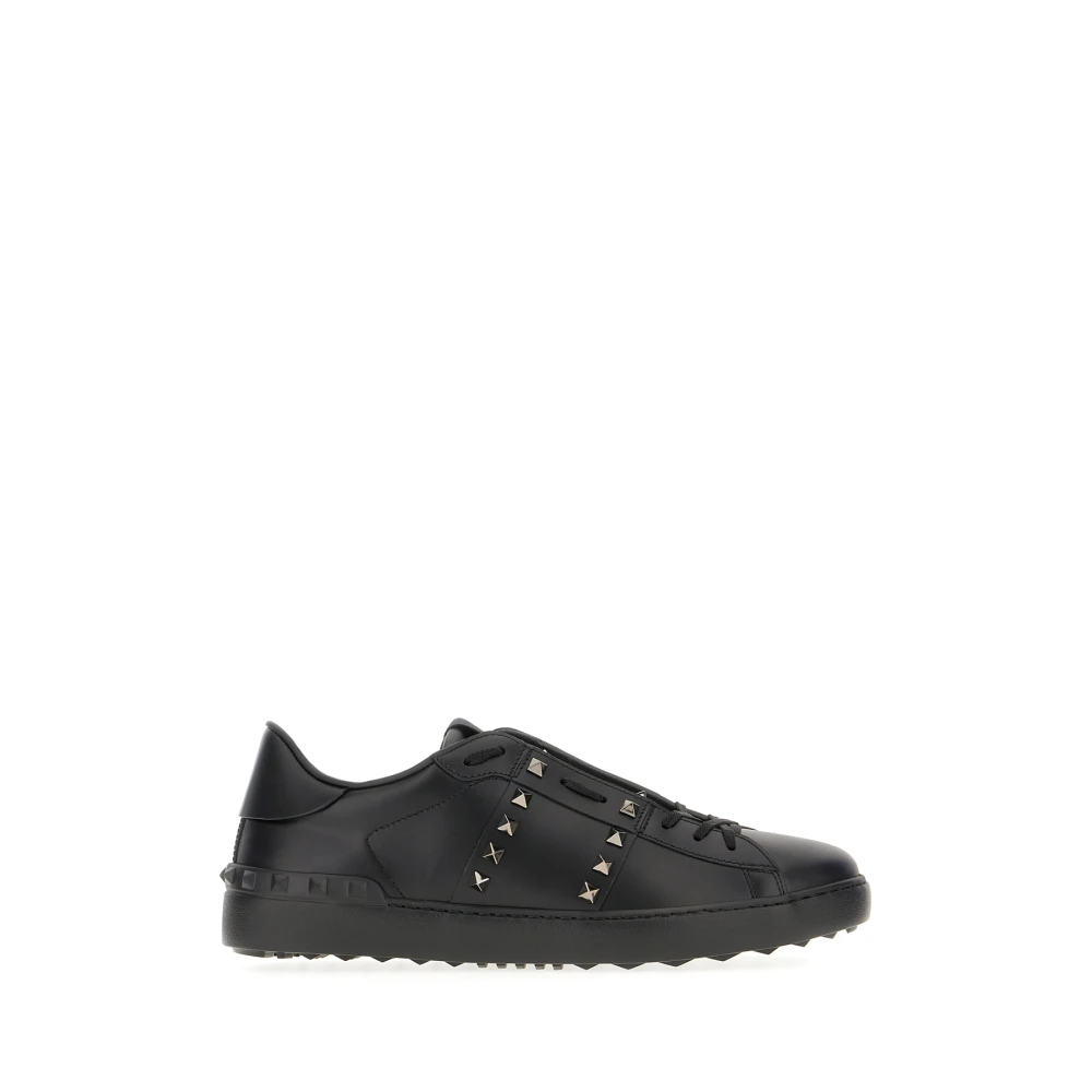 Valentino Garavani Rockstud Untitled Lace-Up Sneakers Heren Schoenen Zwart