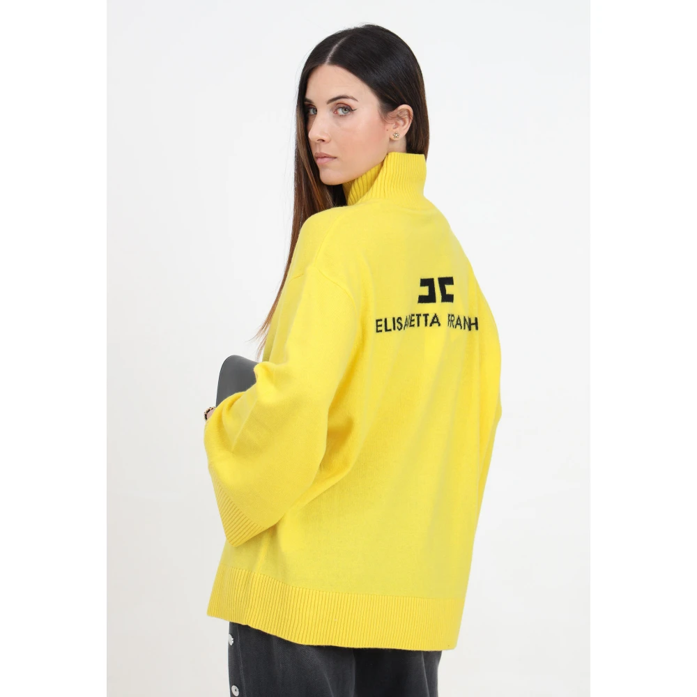 Elisabetta Franchi Gele coltrui Yellow Dames
