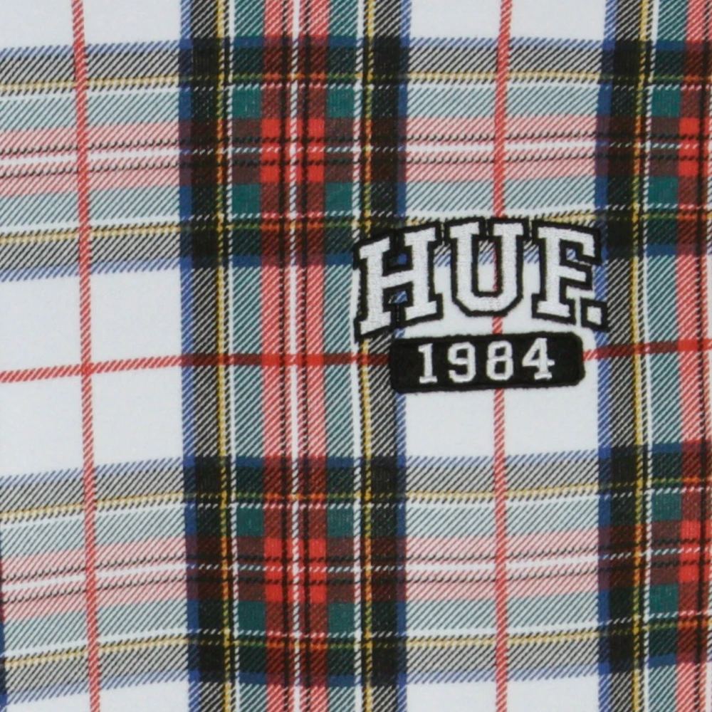 HUF Witte Crewneck Sweatshirt Lichtgewicht Multicolor Heren