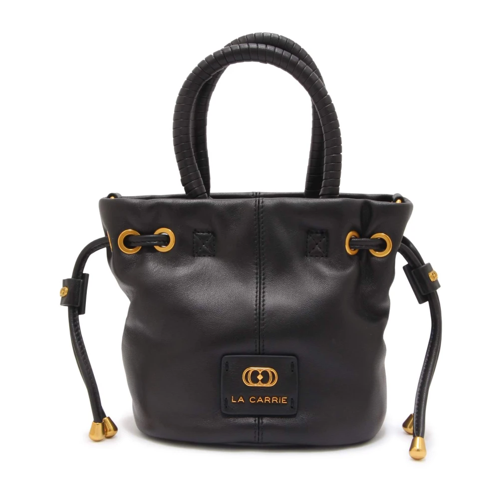La Carrie Women's Black One Size, Petra Small Bucket Bag