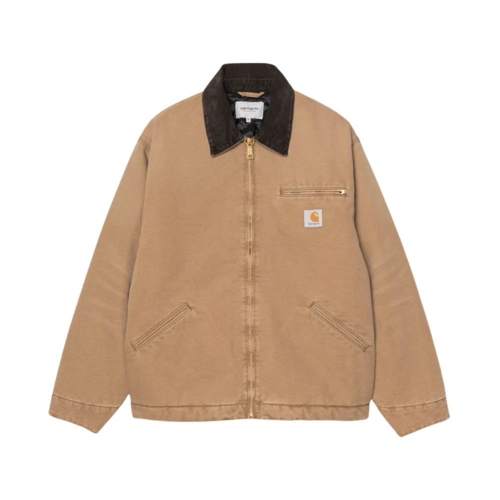 Carhartt Wip Men's Brown Light Jackets, Xl, Og Detroit Jacket