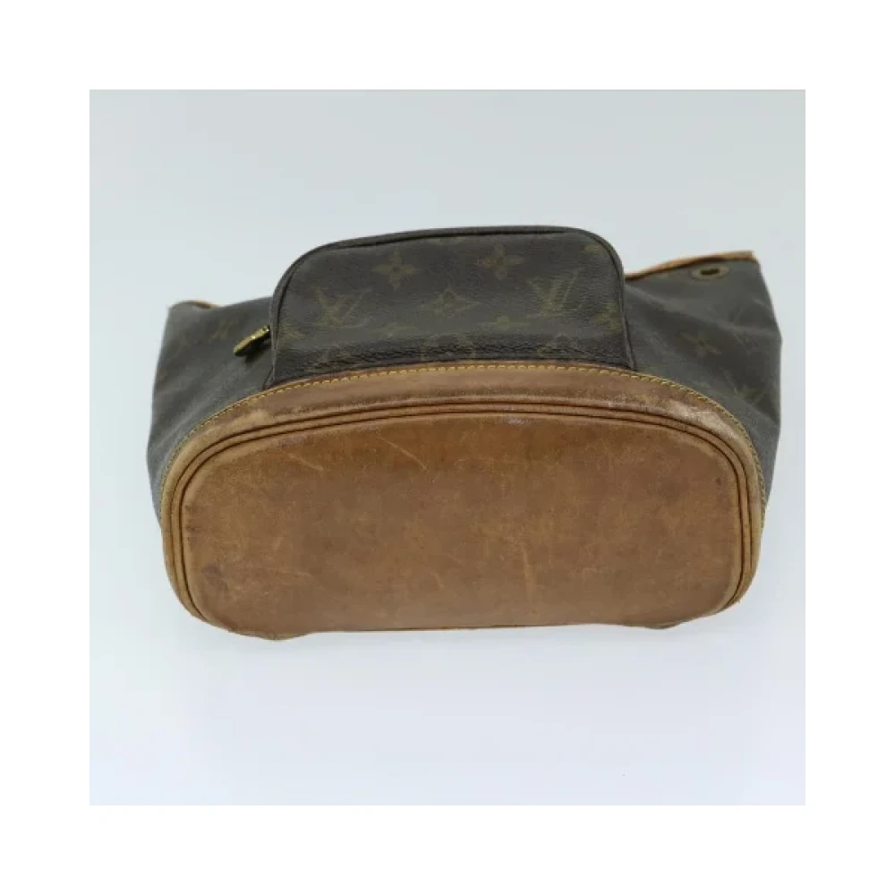 Louis Vuitton Vintage Pre-owned Canvas backpacks Brown Dames