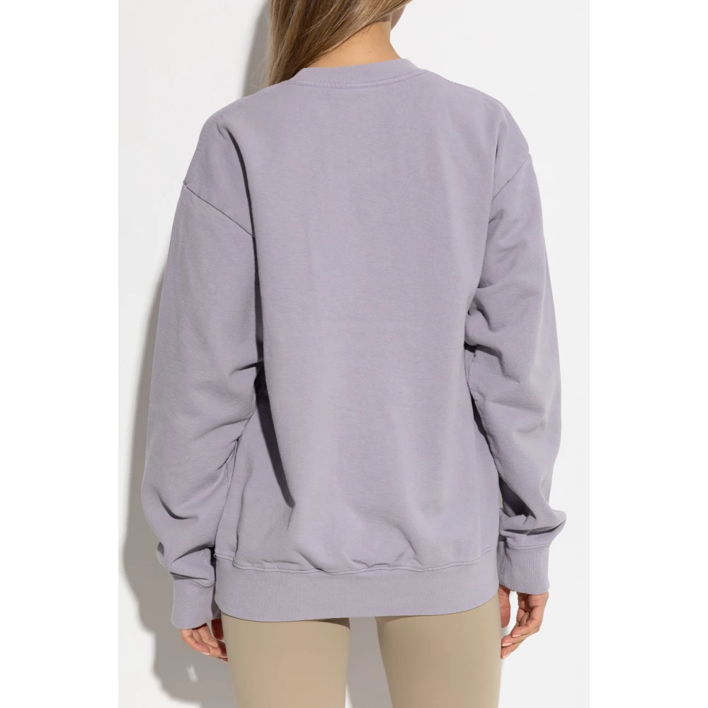 Sporty & Rich Sweatshirt met logo Purple Dames