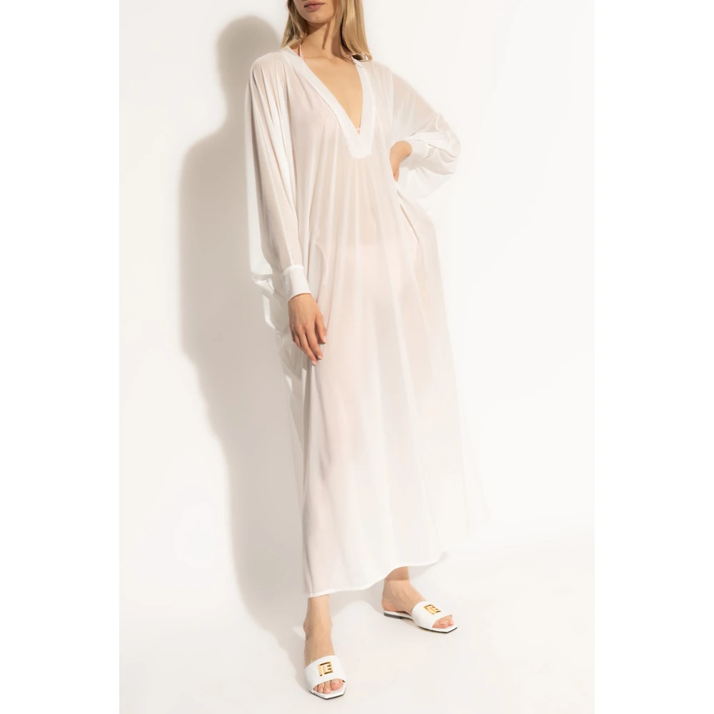 Balmain Strandjurk White Dames