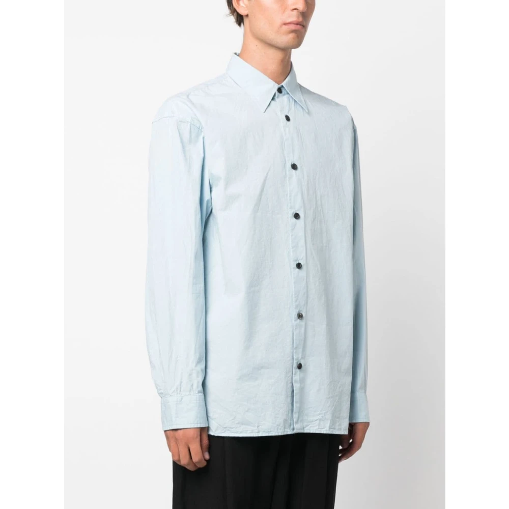 Dries Van Noten Casual wit overhemd Blue Heren
