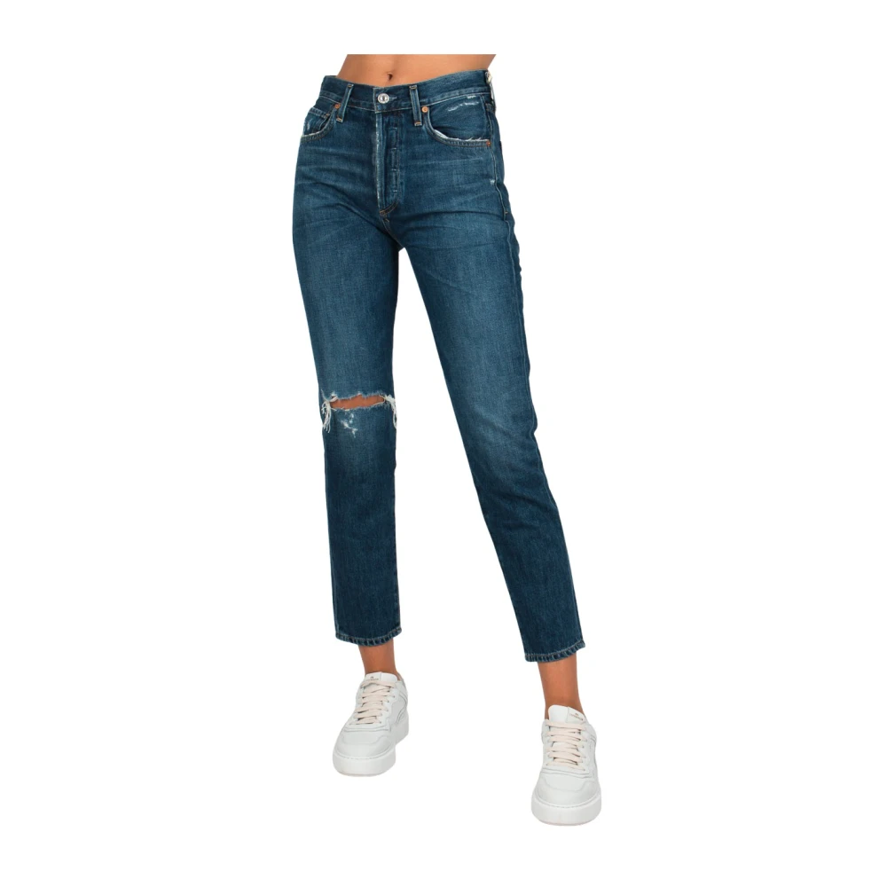 Citizens Of Humanity Women's Blue Skinny Fit Jeans, W24, Liya High Rise Clic Fit