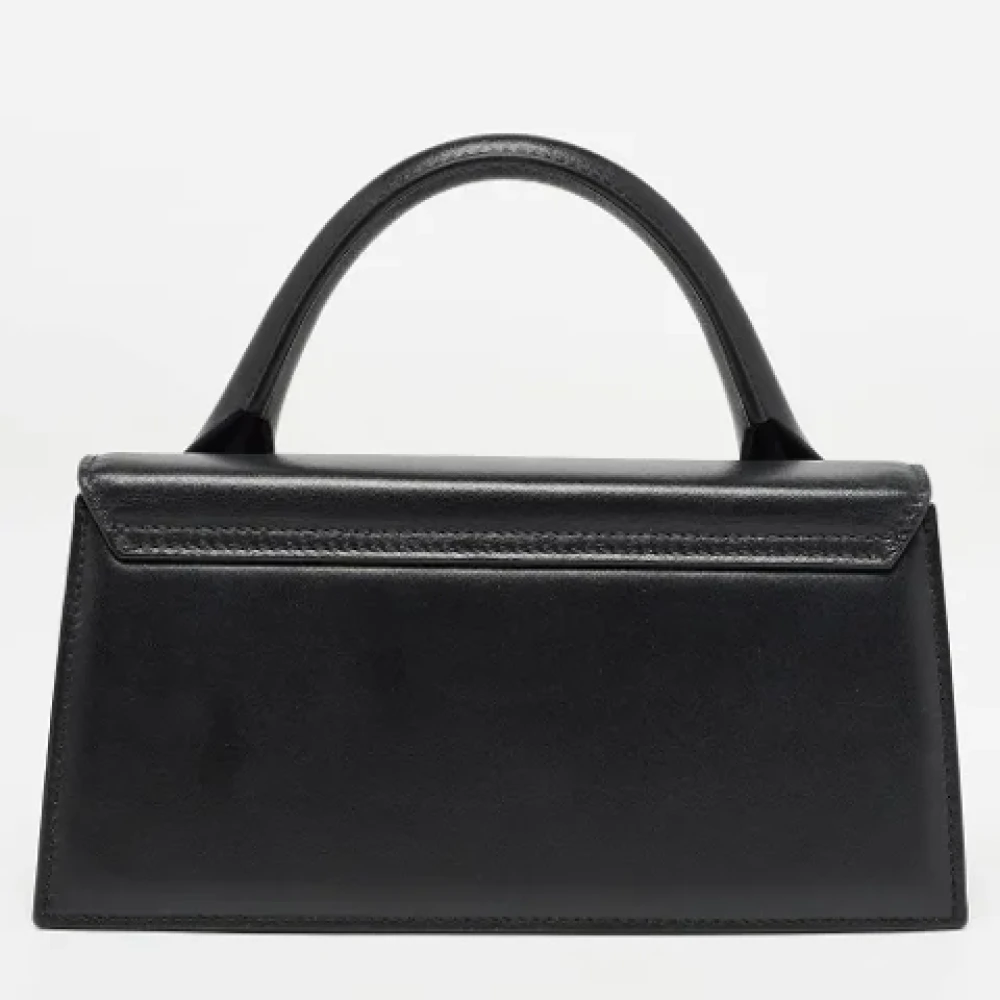 Jacquemus Pre-owned Leather handbags Black Dames