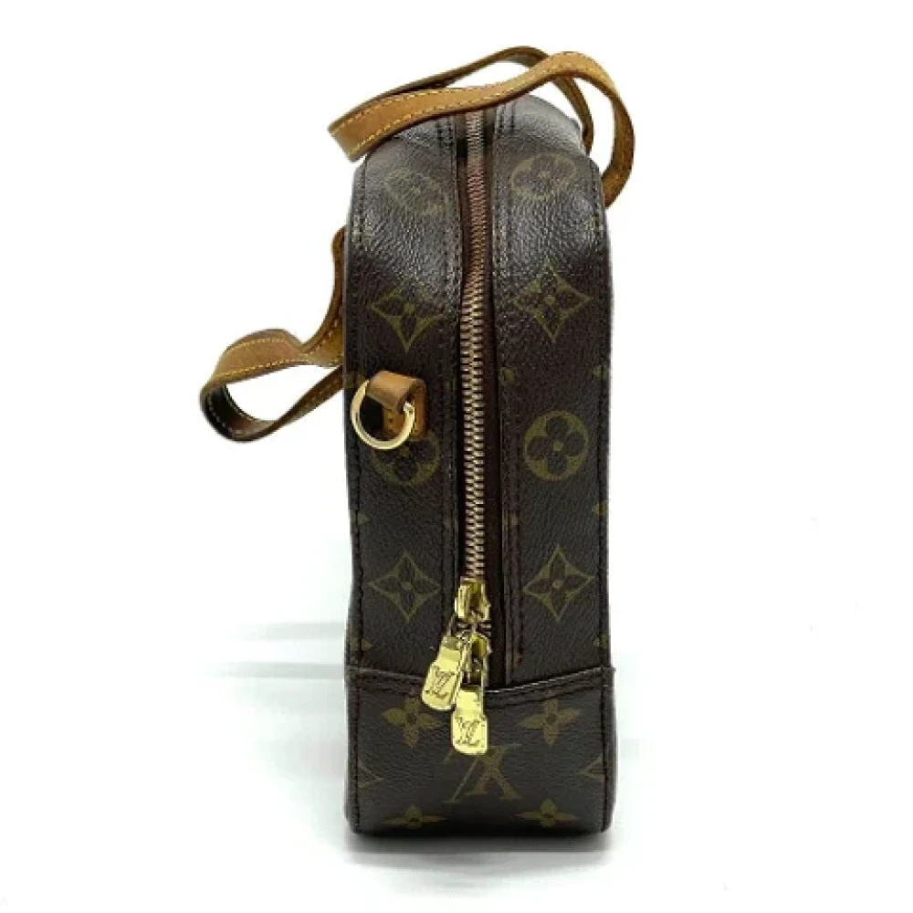 Louis Vuitton Vintage Pre-owned Cotton louis-vuitton-bags Brown Dames