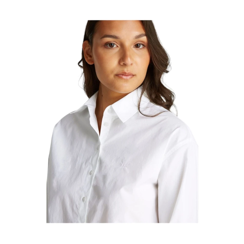 Calvin Klein Jeans Lange mouwen overhemd White Dames