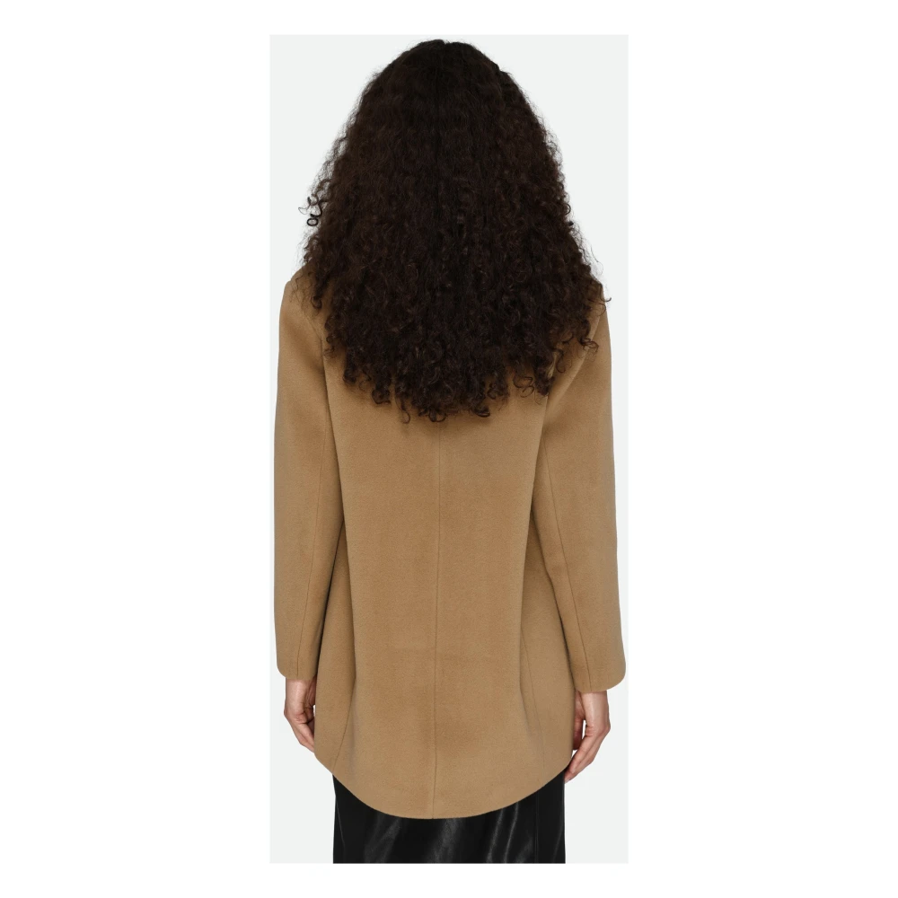 pinko Bruine Dubbel-Borst Korte Jas Brown Dames