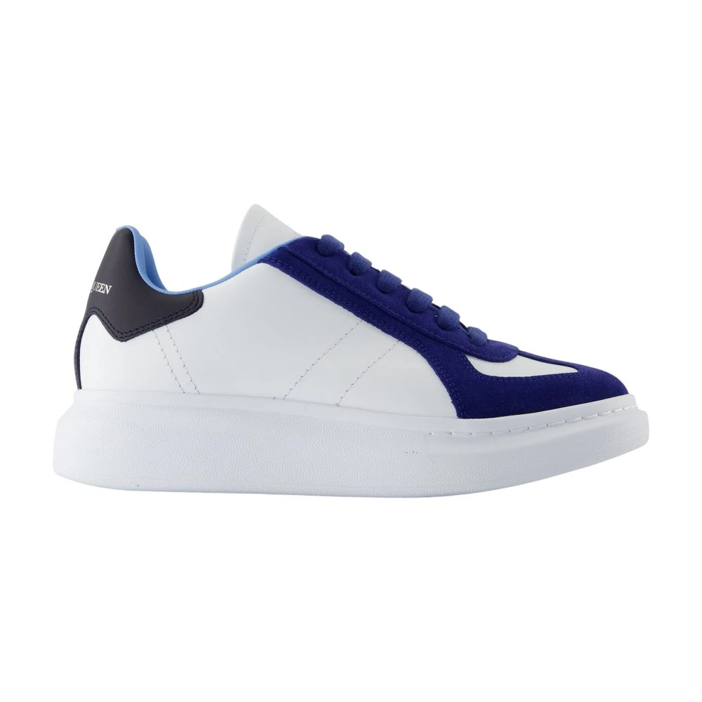 Alexander Mcqueen Men's White Leather Oversized Trainers