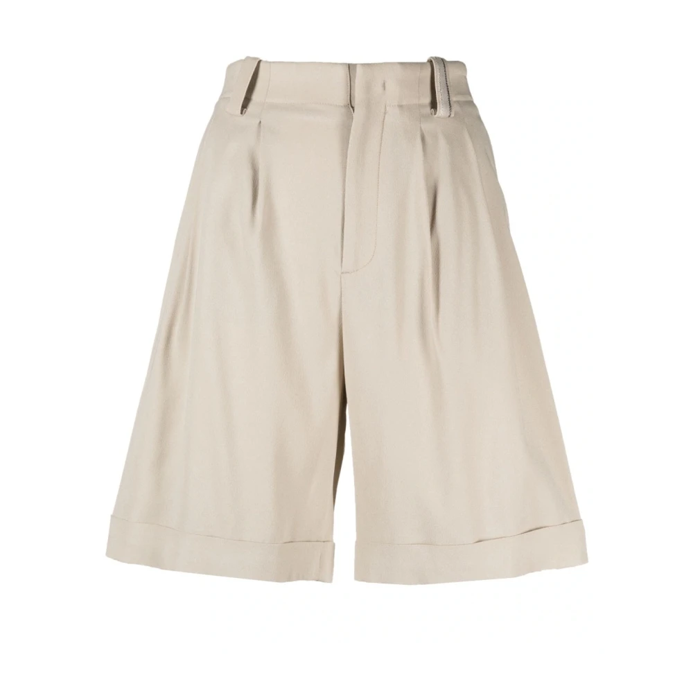 Lorena Antoniazzi Beige Casual Bermuda Shorts Beige Dames