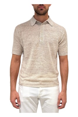 polo-beige-en-soie-et-lin