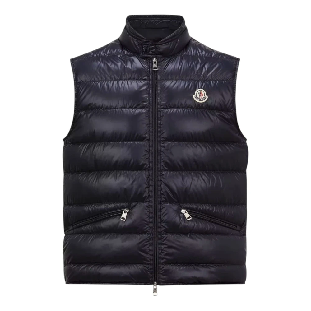Moncler Men's Blue Gui Packable Down Gilet - Waistcoats - 3XL - Jackets