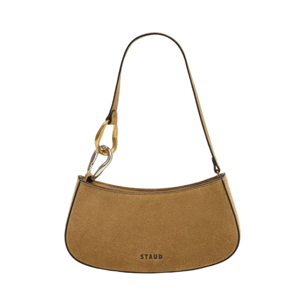 Staud Brown Ollie Shoulder Bag - Female - Shoulder Bags - One Size - Bags