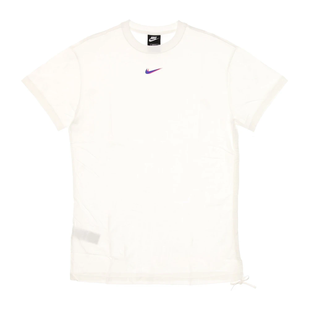 Nike Witte Jurk met Swoosh Print White Dames