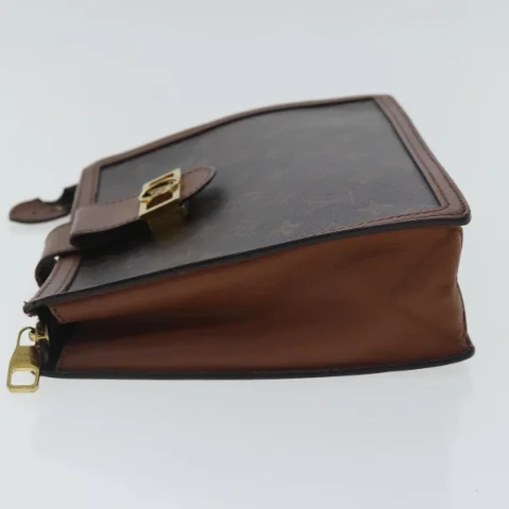 Louis Vuitton Vintage Pre-owned Canvas clutches Brown Dames