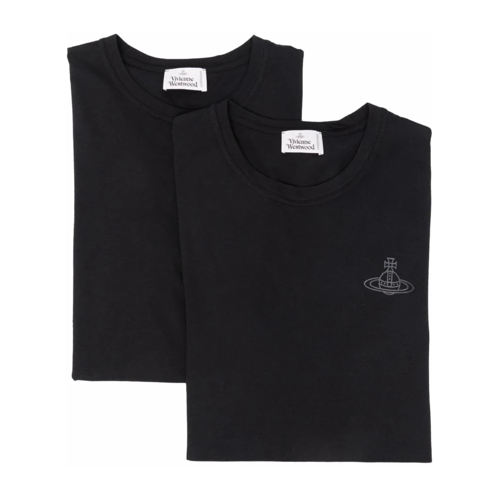 Vivienne Westwood Zwart T-Shirts Twee-Pack Black Heren