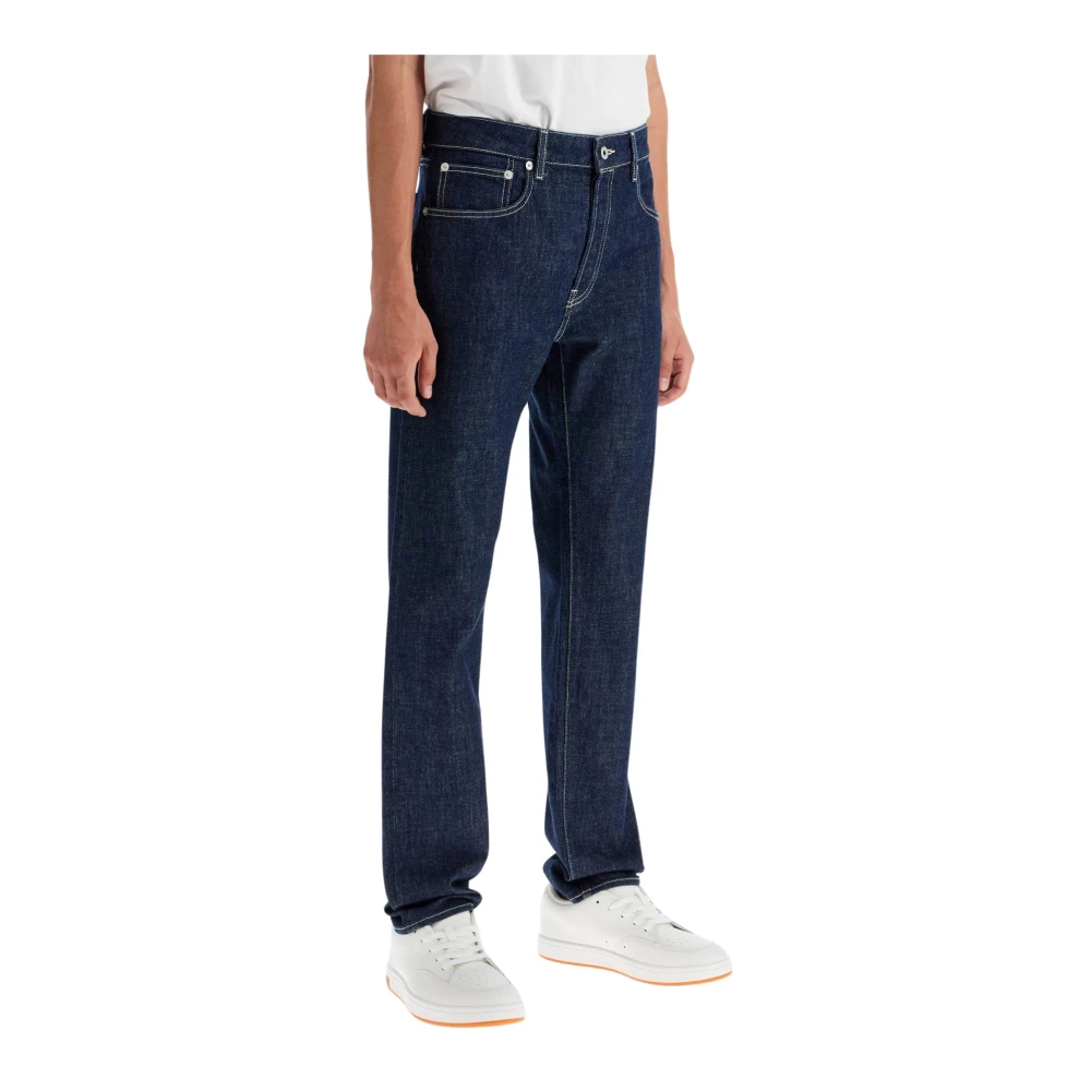 Kenzo Slim Fit Bara Jeans Indigo Denim Blue Heren