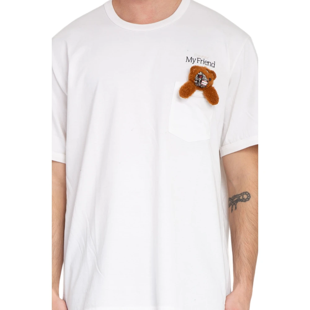 Doublet Vriend Tee in Wit White Heren