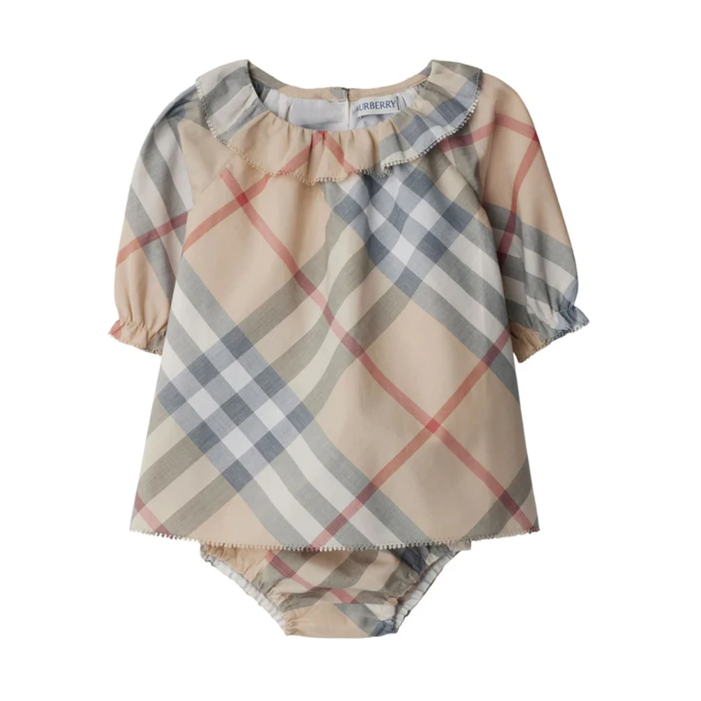 Burberry Girls Pale Stone Dress For