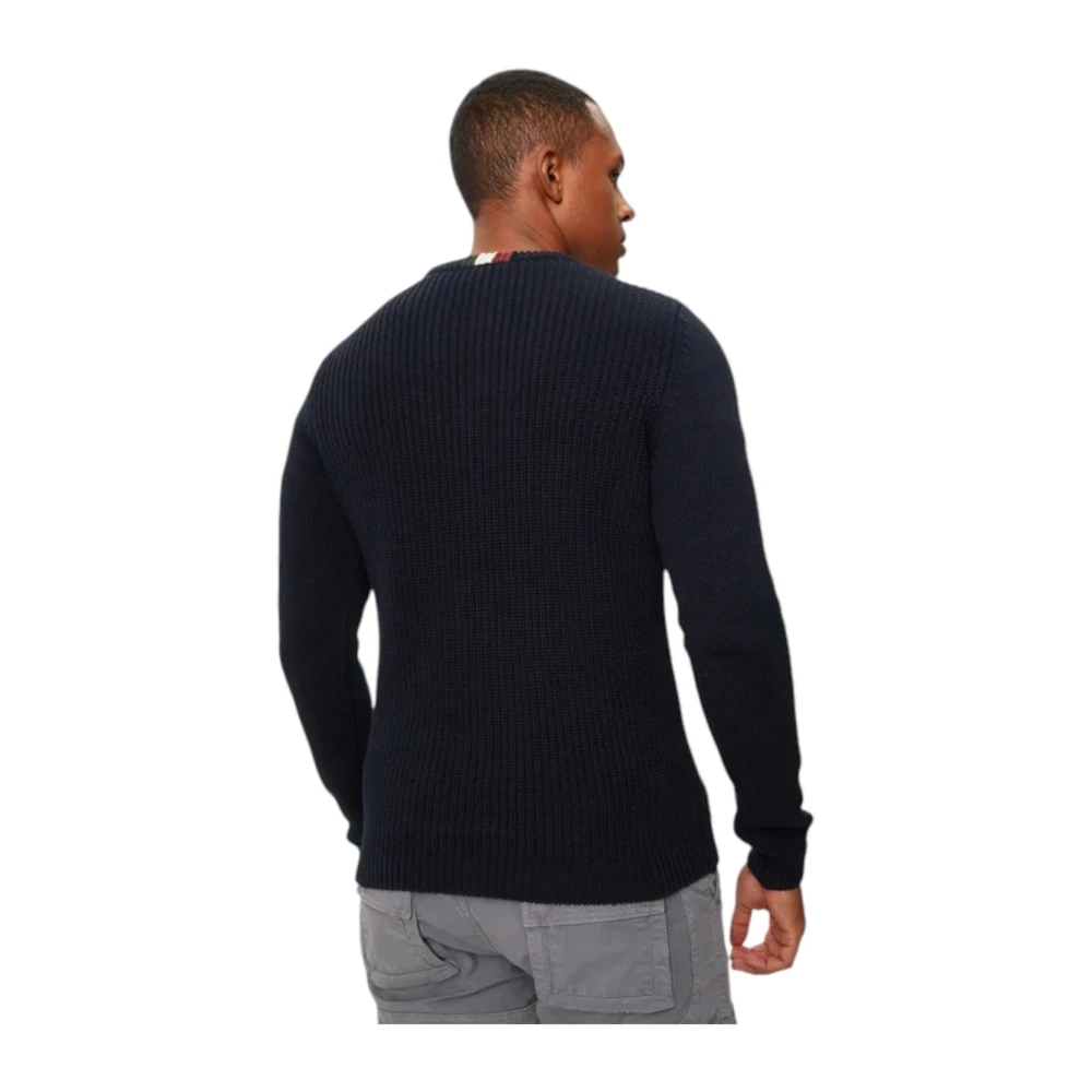 aeronautica militare Trui met ronde hals Blue Heren