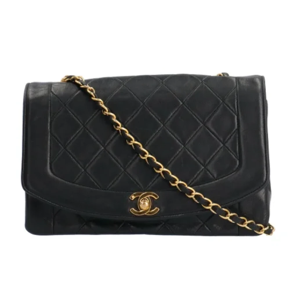 Chanel Vintage Pre-owned Fabric chanel-bags Black Dames