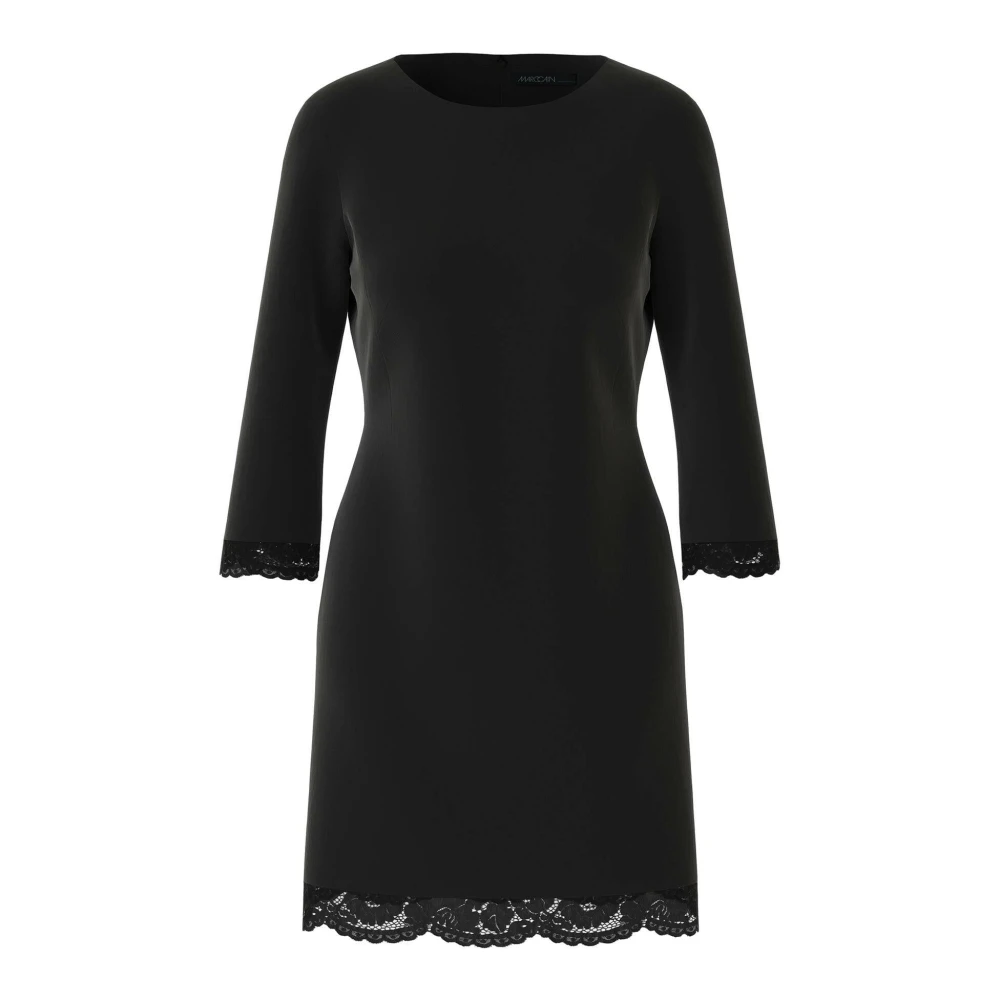 Marc Cain Zwarte Kant Jurk Black Dames