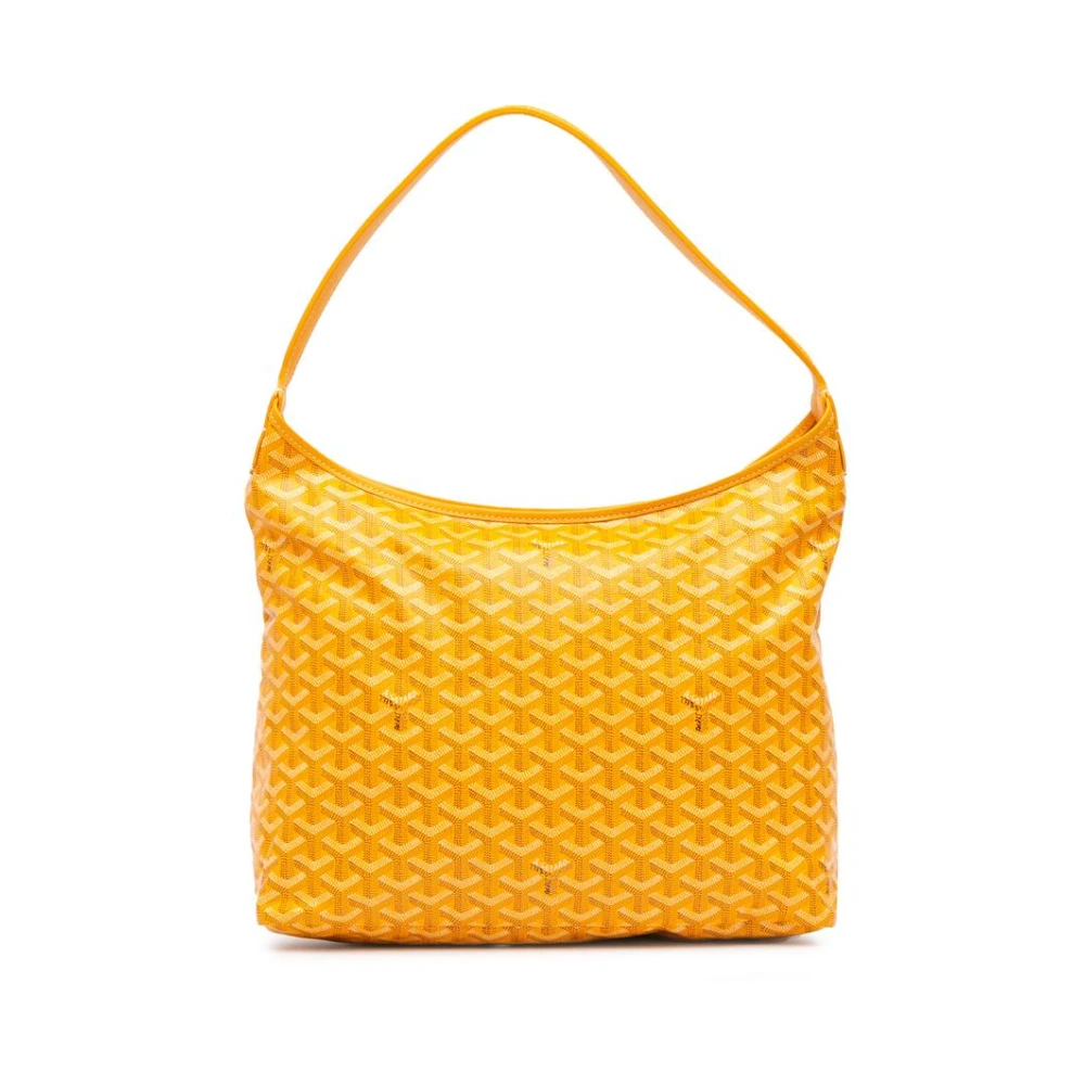 Goyard Vintage Donna Giallo Borsa Hobo Saint Louis Usata Chevron