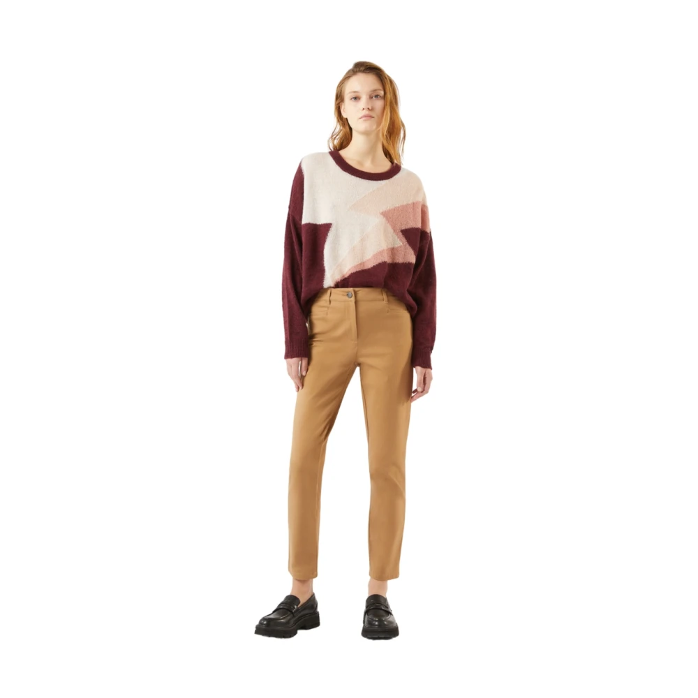 Pennyblack Slim Fit Broek Brown Dames