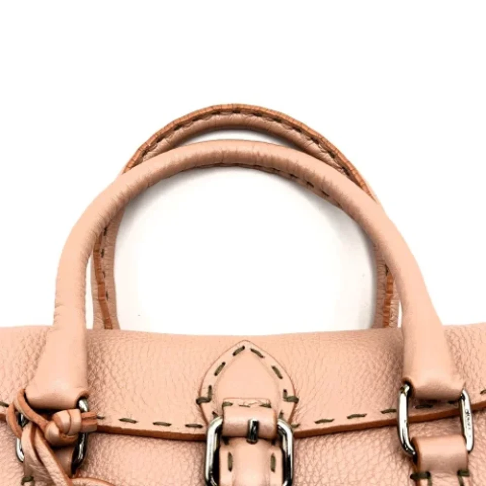 Fendi Vintage Pre-owned Leather fendi-bags Pink Dames