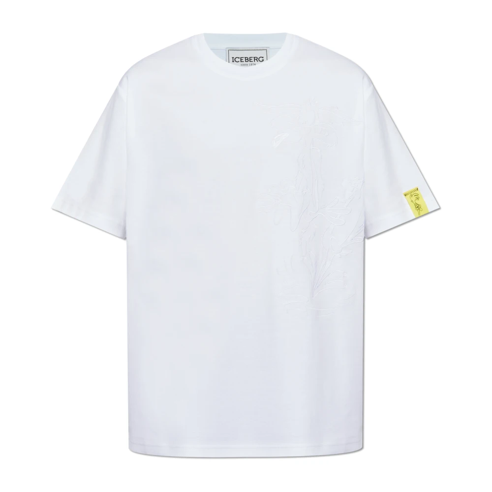 Iceberg - Tops > T-Shirts - White - Iceberg - Modalova